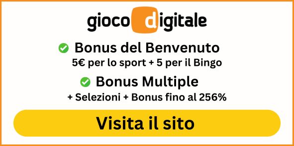 giocho digitale bonus del benvenuto sport